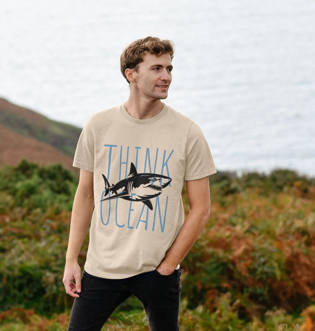 Think Ocean Tee featuring Love Your Swagger design, perfect for ocean lovers embracing stylish apparel.