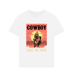 White Cowboy Oversized Tee