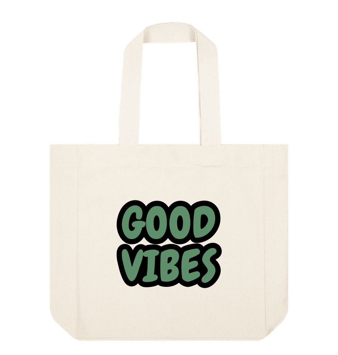 Natural Good Vibes Shopper Tote