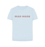 Sky Blue Dead Inside Relaxed Tee