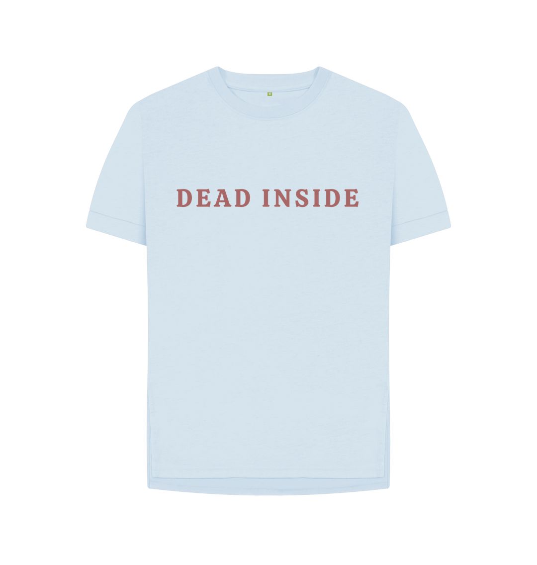 Sky Blue Dead Inside Relaxed Tee