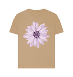 Sand Purple Flower Tee