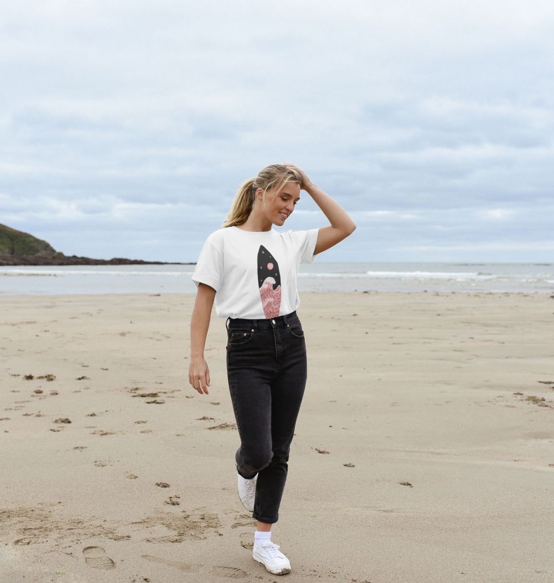 Night Surfer Relaxed Tee