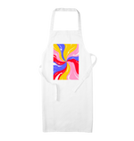 White Patterned Apron