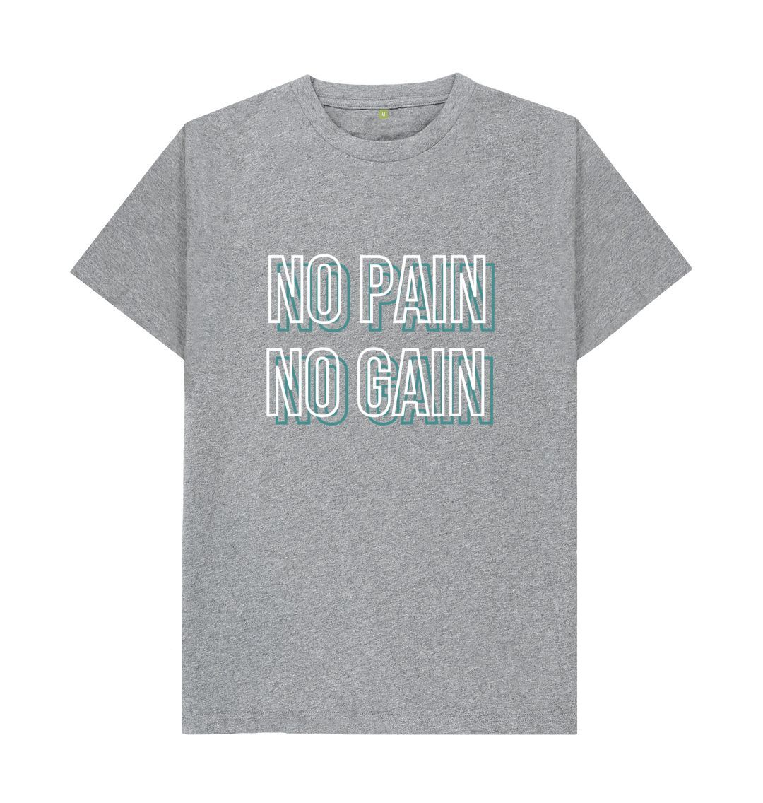 Athletic Grey No Pain No Gain Tee