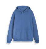 Bright Blue Plain Unisex Cruiser Iconic Hoodie Sweatshirt