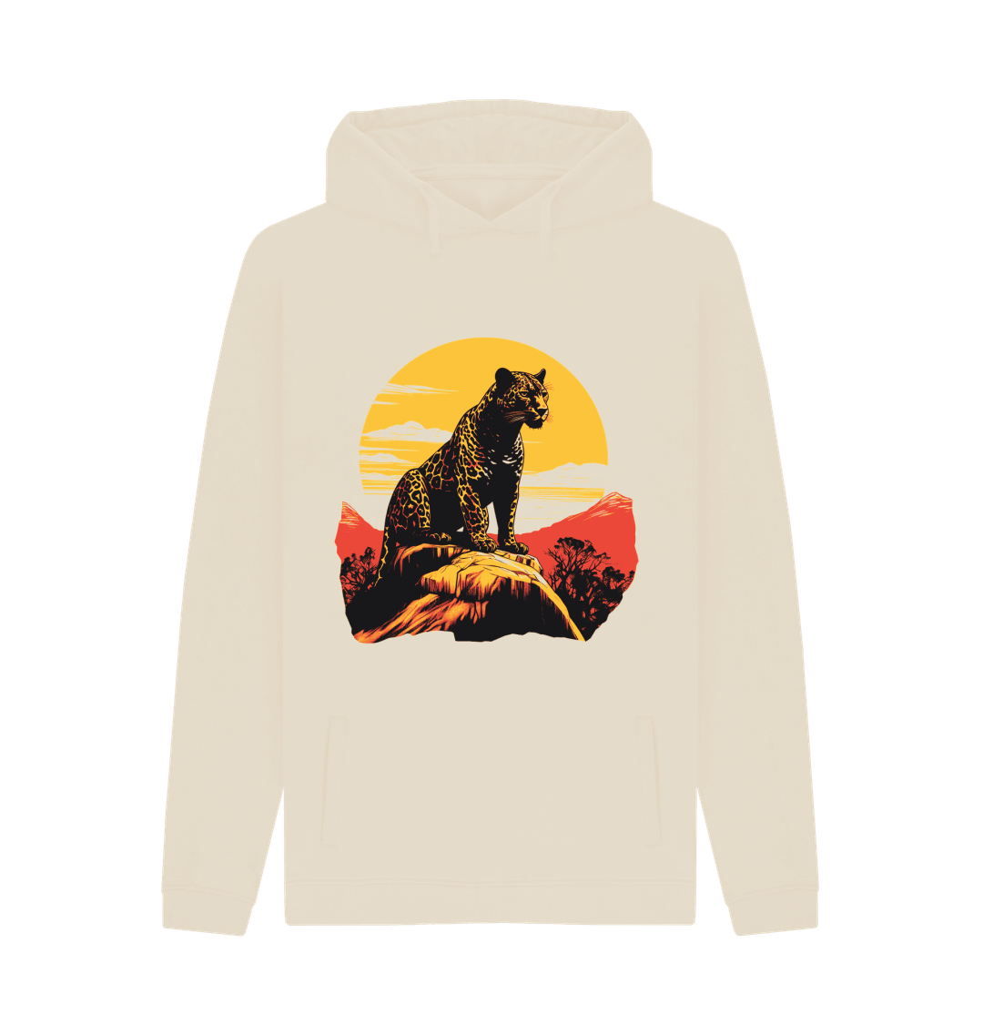 Oat Printed Hoody Front