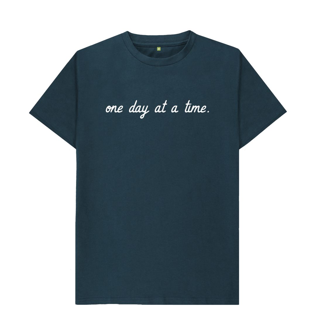 Denim Blue One Day At A Time Tee