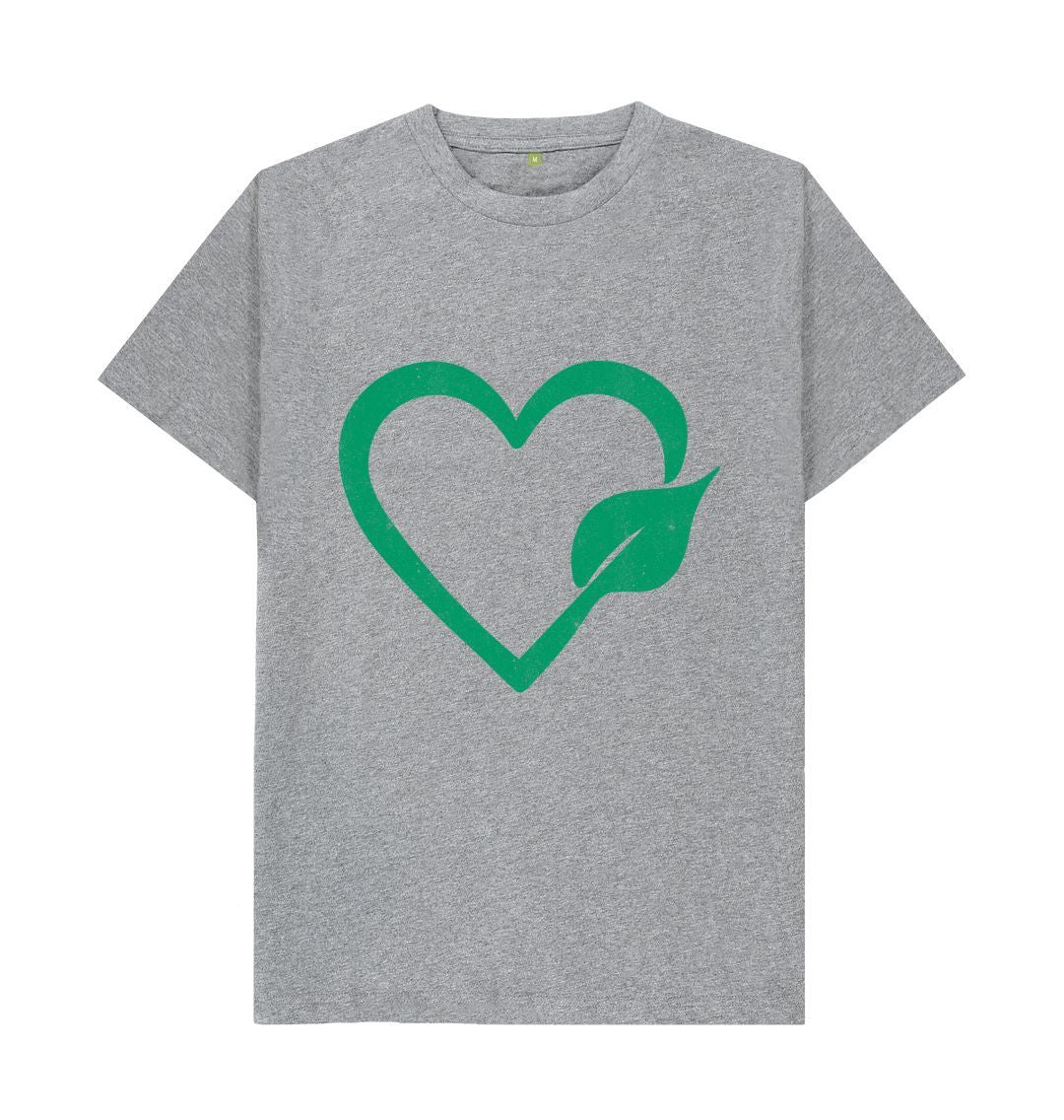 Athletic Grey Green Love Tee