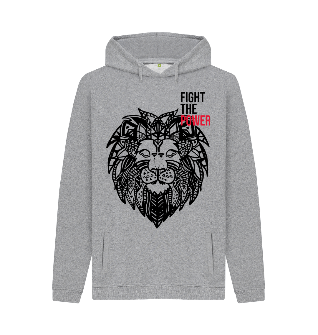 Light Heather Printed Hoody Front
