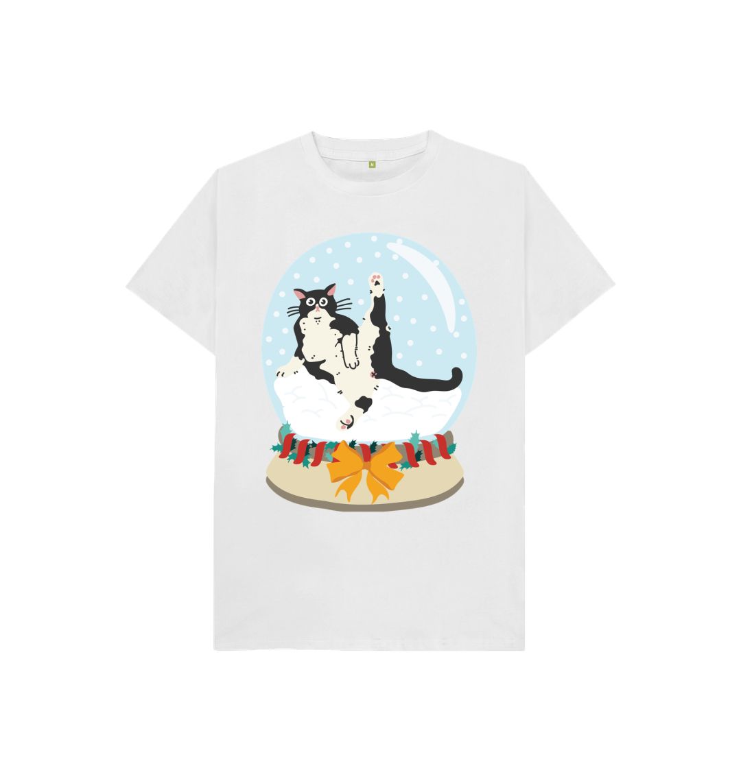 White Cat Snow Globe Tee