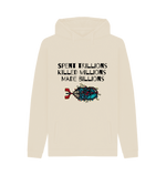 Oat Printed Hoody Front