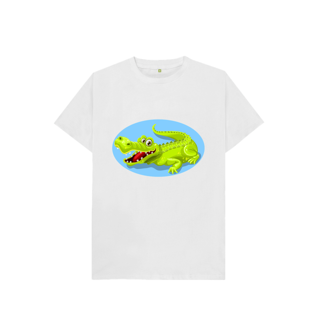 White Crocodile Tee