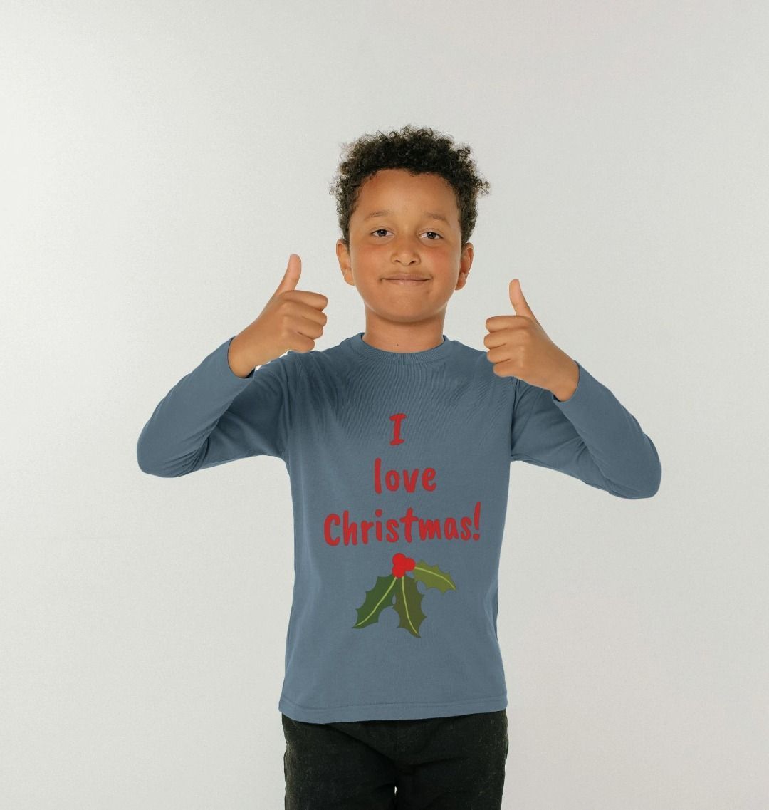 I Love Christmas Long Sleeves Tee