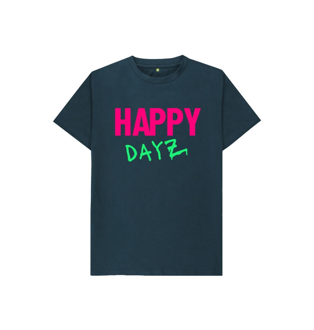 Denim Blue Happy Dayz Tee