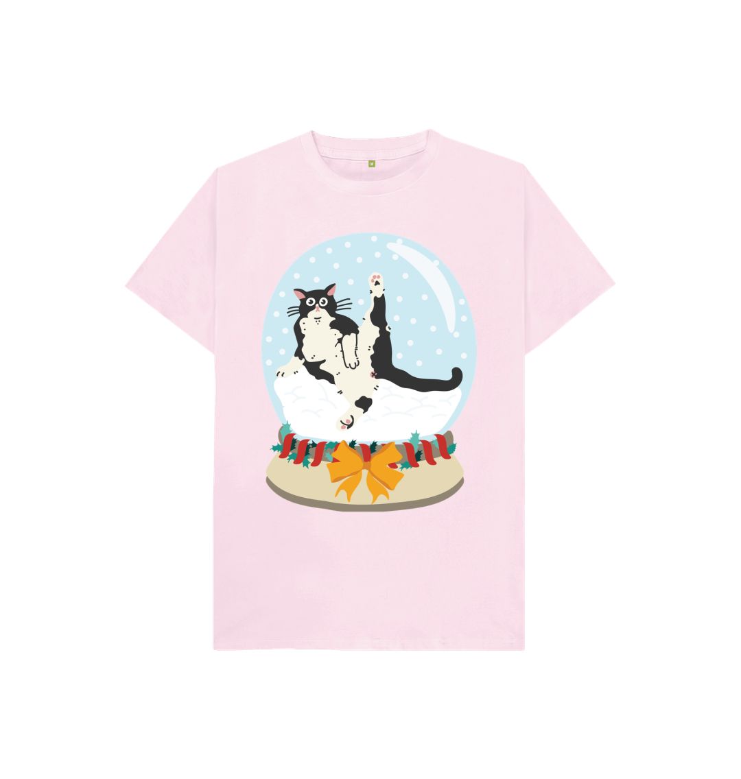 Pink Cat Snow Globe Tee