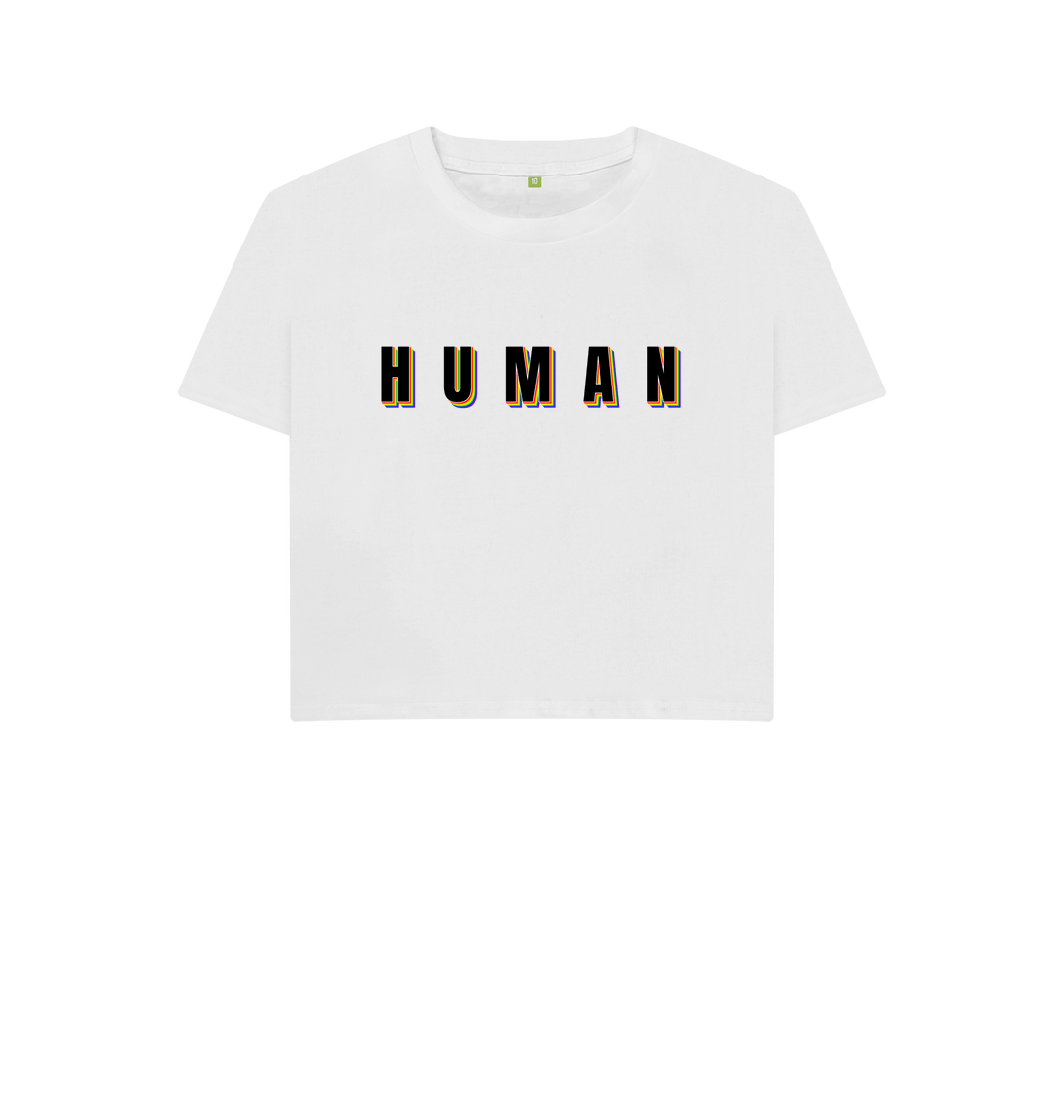 White Printed T-shirt Front