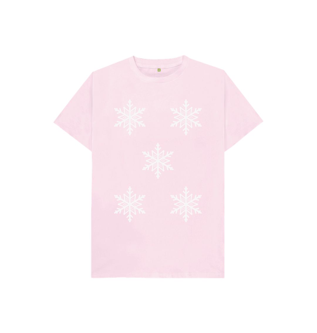 Pink Snowflakes Tee