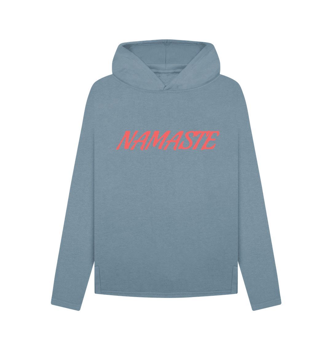 Stone Blue Namaste Relaxed Hoodie