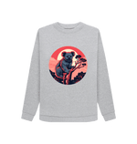 Light Heather Printed Sweater Front