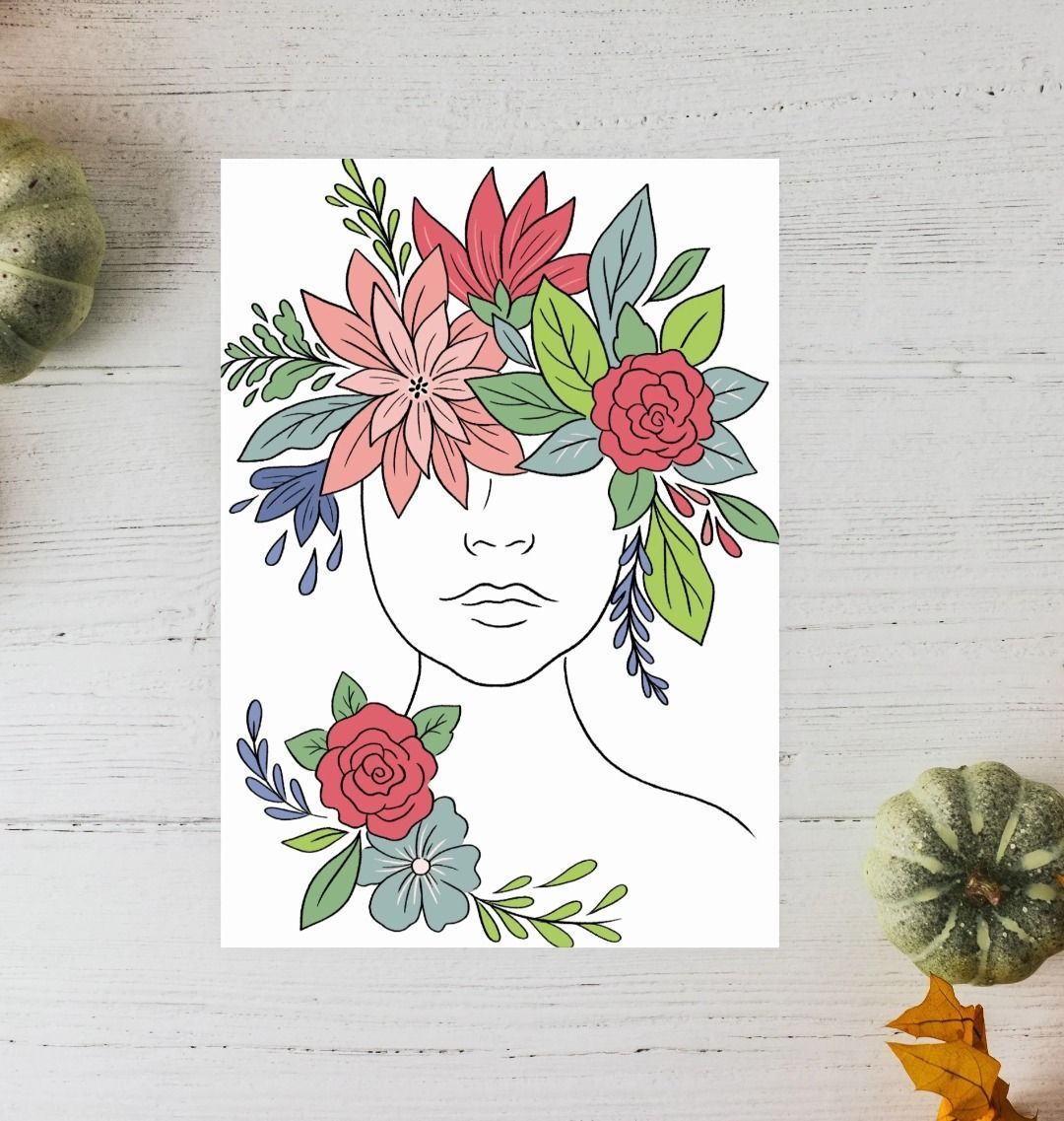 Floral Crown Wall Art