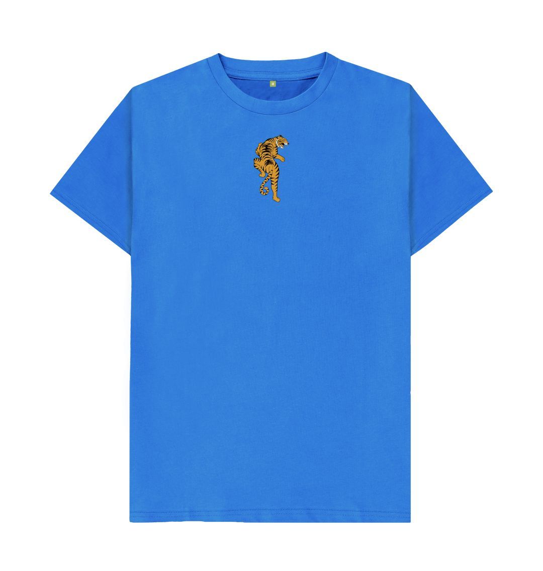 Bright Blue Climbing Tiger Tee