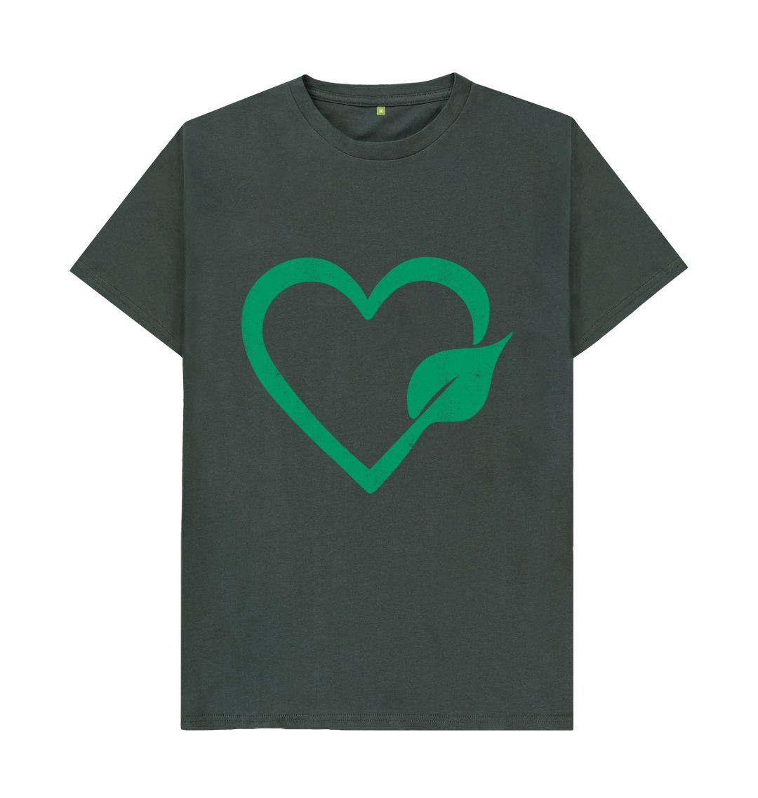 Dark Grey Green Love Tee