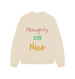 Oat Naughty Or Nice Oversized Jumper