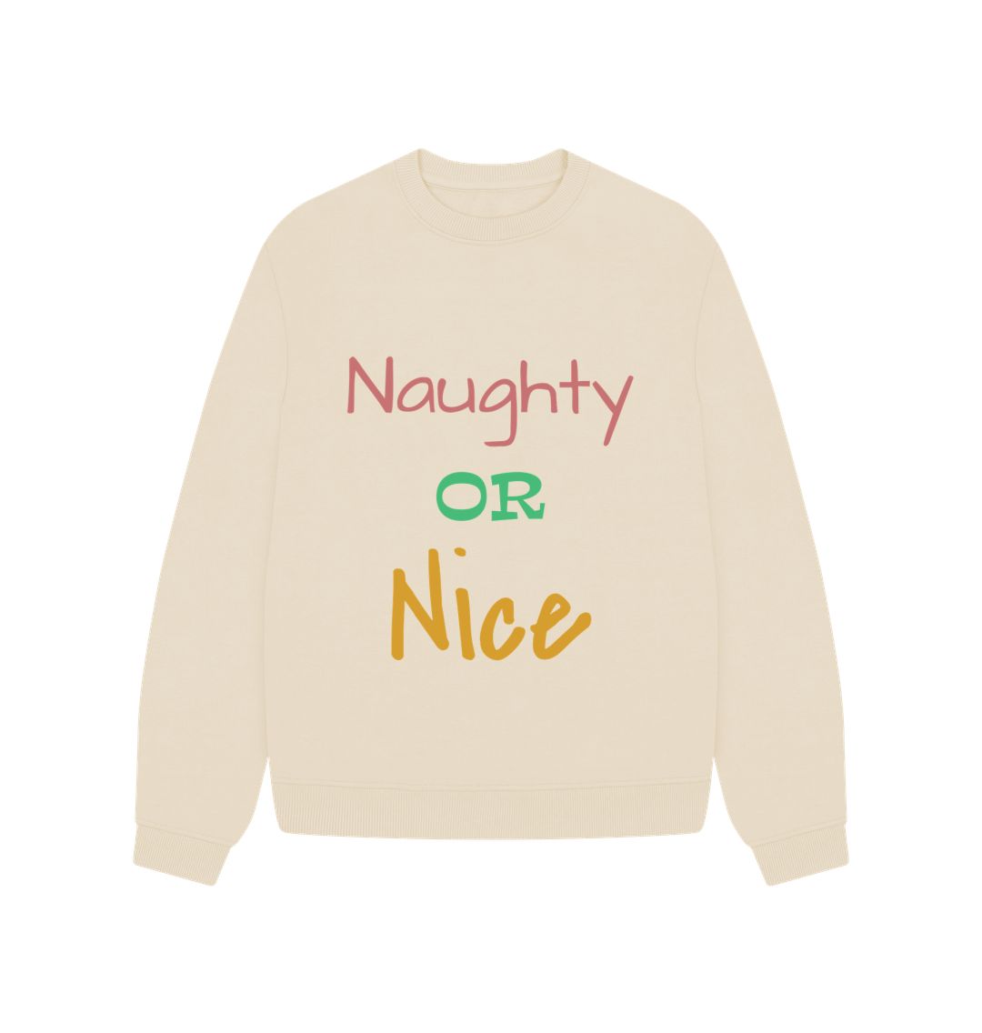 Oat Naughty Or Nice Oversized Jumper