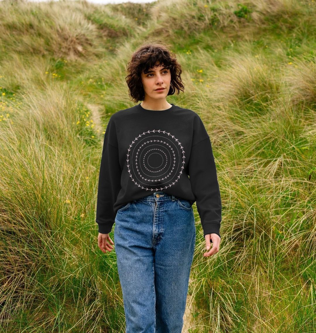 Circles Within Circles Oversized Jumper