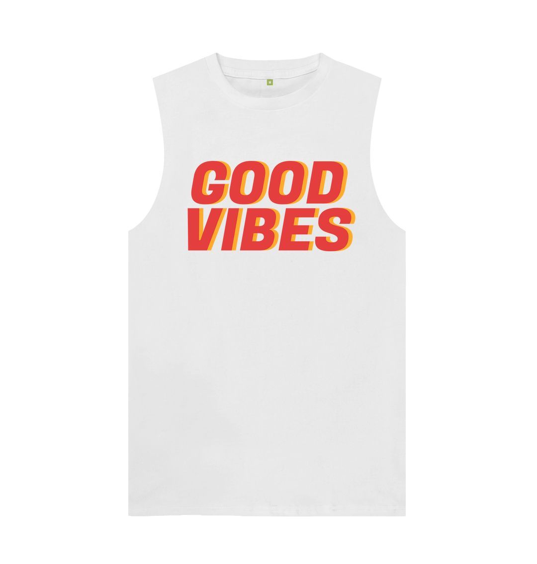 White Good Vibes Vest