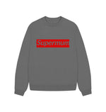 Slate Grey Supermum Oversized Jumper