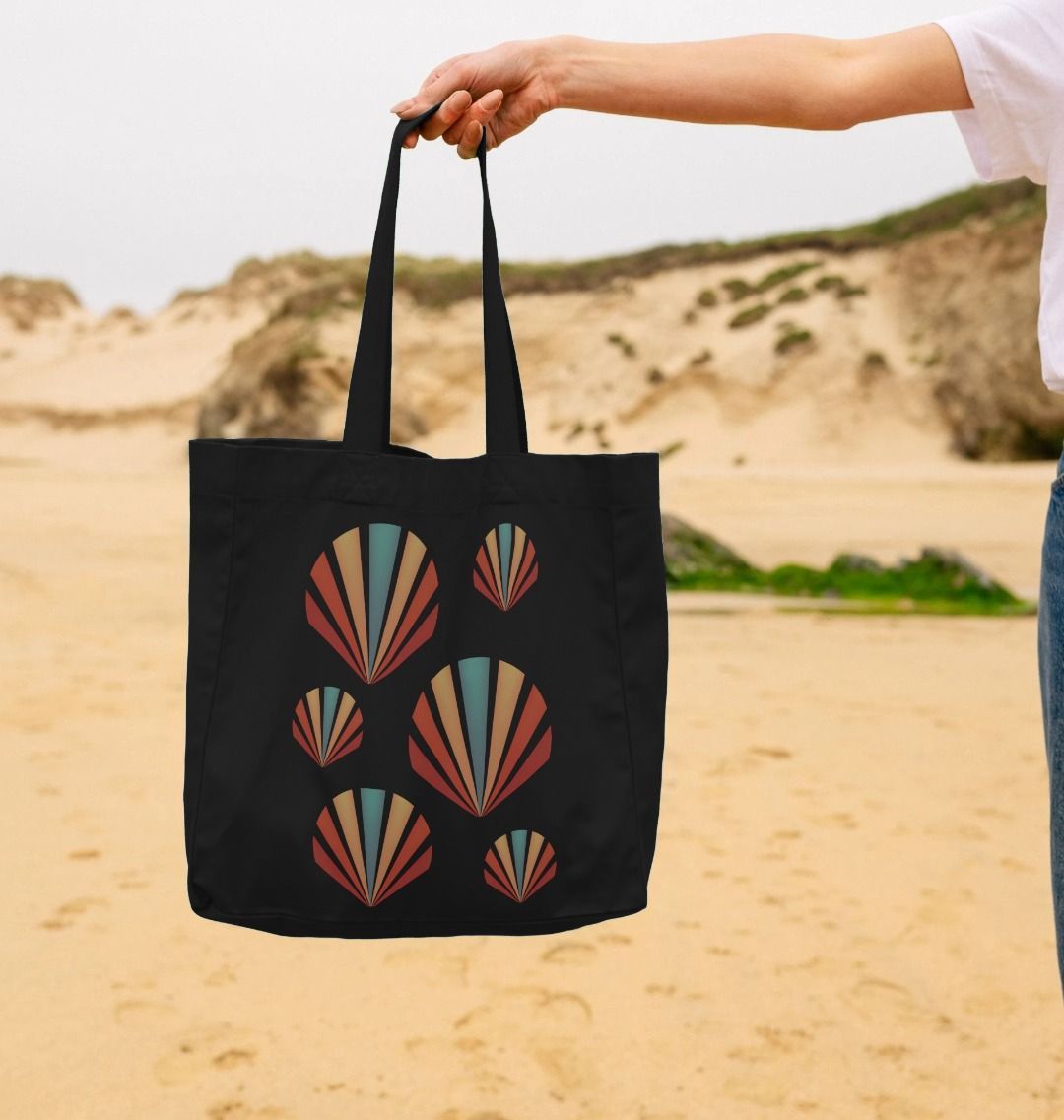 Patterned Shells Shopper Tote