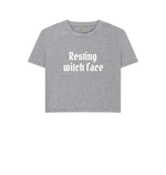 Athletic Grey Printed T-shirt Front