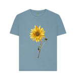 Stone Blue Sunflower Tee