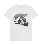 White Love Your Bike Swagger Tee