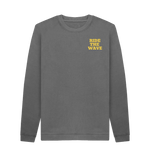 Slate Grey Printed Sweater Front