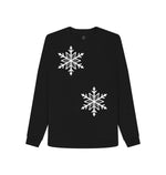 Black Snowflakes Remill Sweatshirt