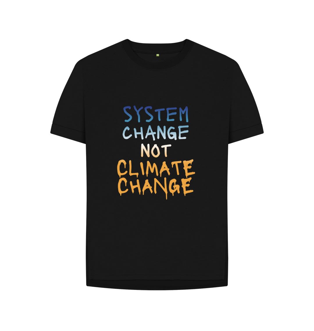 Black System Change Tee