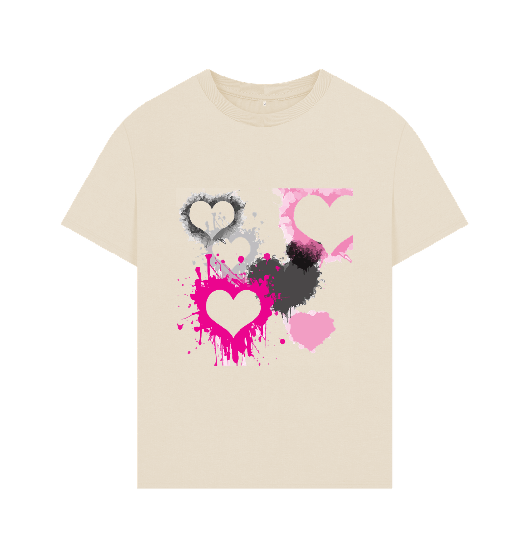 Oat Hearts Oversized Tee