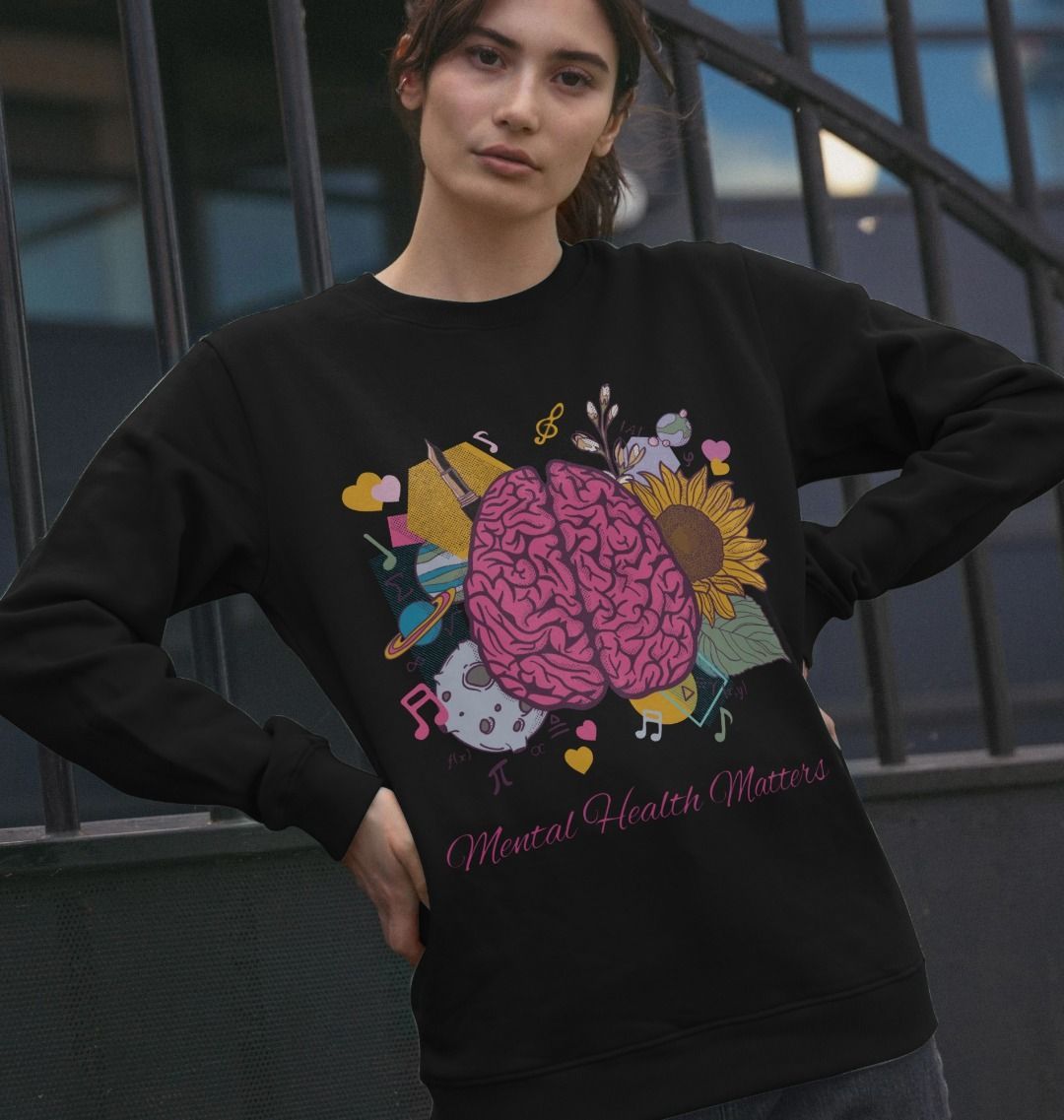 Pink Mind Mental Health Matters  Remill Sweatshirt