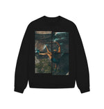 Black Climb Higher Oversized Jumper