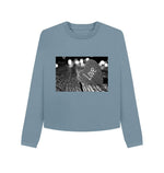 Stone Blue Love Boxy Jumper