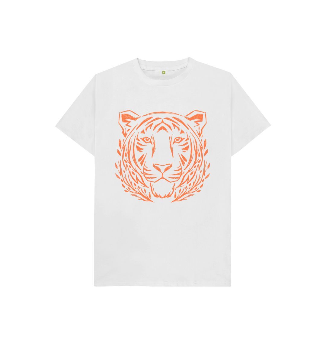 White Orange Tee