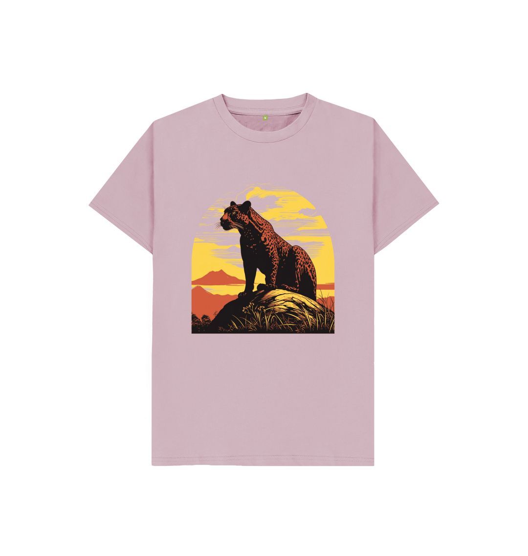 Mauve Leopard Sunset Tee