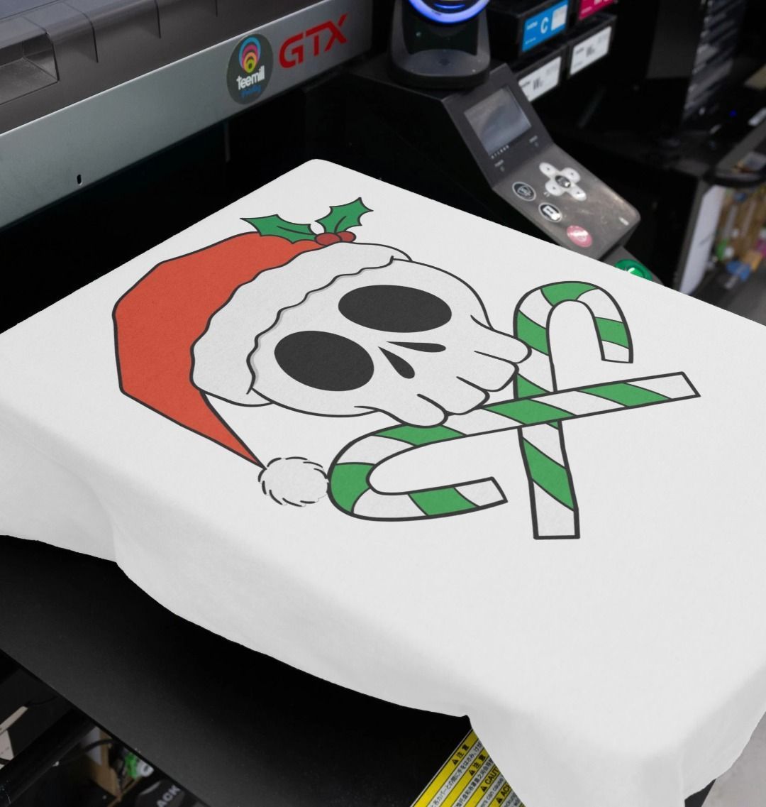 Skeleton Santa Tee