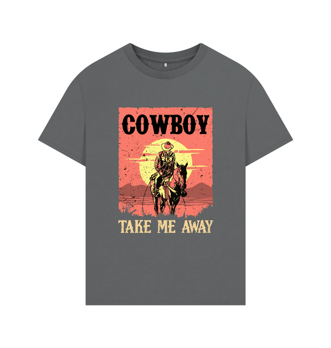 Slate Grey Cowboy Oversized Tee