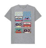 Athletic Grey Good Vibes Cassette Tee