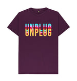 Purple UNPLUG Tee