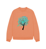 Apricot Love Tree Oversized Jumper